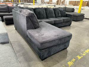 Ashley Dark Gray Chaise Sectional