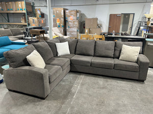 Modern Gray L-Shaped Sectional