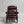 Maroon Leather Wingback Recliner Chair