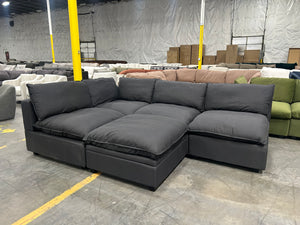 Albany Park Kova Pillow Cushion Pit (Slate Performance Linen)