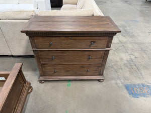 Restoration Hardware Jameson in Antiqued Coffee Full Bed Frame and Dresser