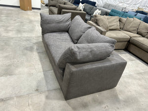 Restoration Hardware Cloud 84” Bench-Cushion Sofa (Charcoal)
