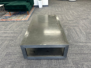 Restoration Hardware LaSalle Metal-Wrapped Coffee Table