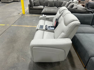 Gilman Creek Alton Leather Power Sofa w/Cooling Unit
