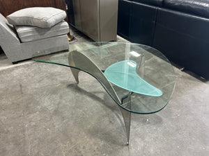 Modern 52” Glass Coffee Table