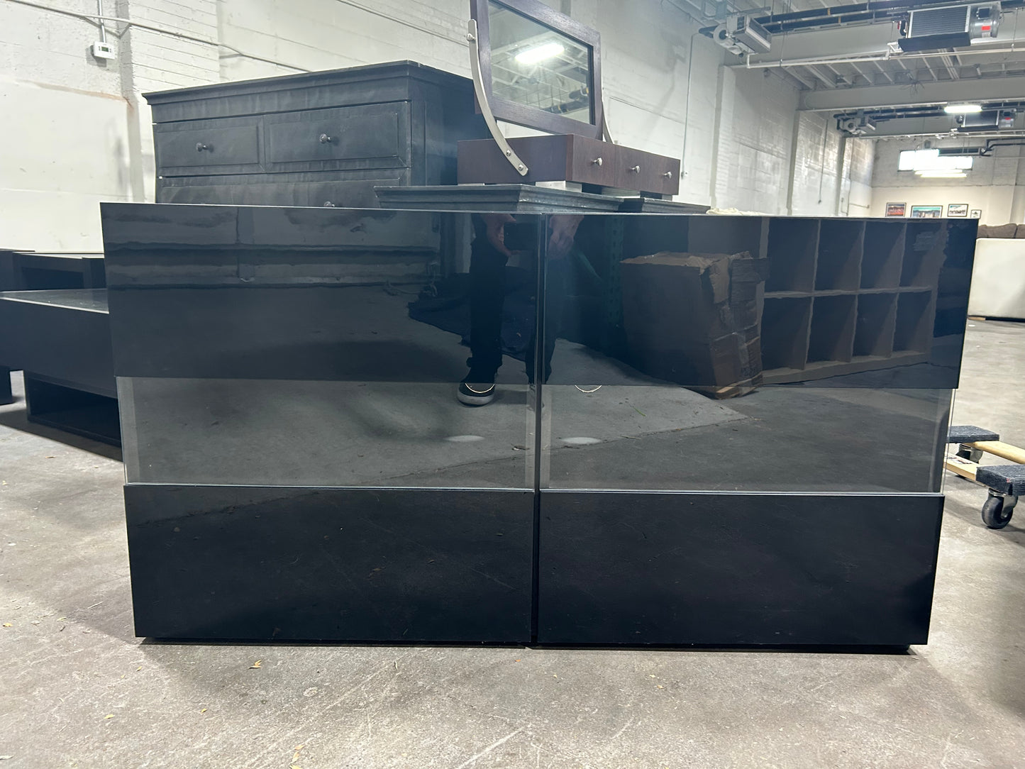 Espresso Wooden Entertainment Center