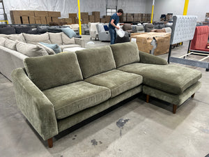 *Brand-New* Moe’s Home Quinn Cedar Green Sectional