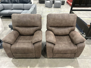 Henley Microsuede Glider Recliner Set