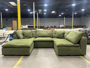 Joybird Bryant 5-Pc Modular Sectional (Faithful Olive)