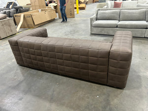 *Brand-New* Moe’s Home Callan Leather Dark Brown Sofa