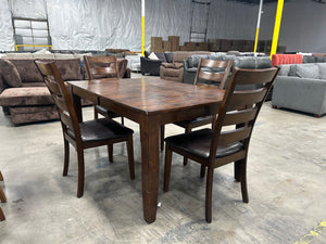 5-Pc Wooden Dining Set