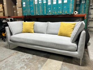 Room & Board Light Gray 84'' Palm Sofa