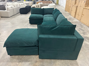 Albany Park Kova Modular U-Shape Sectional (Dark Teal)