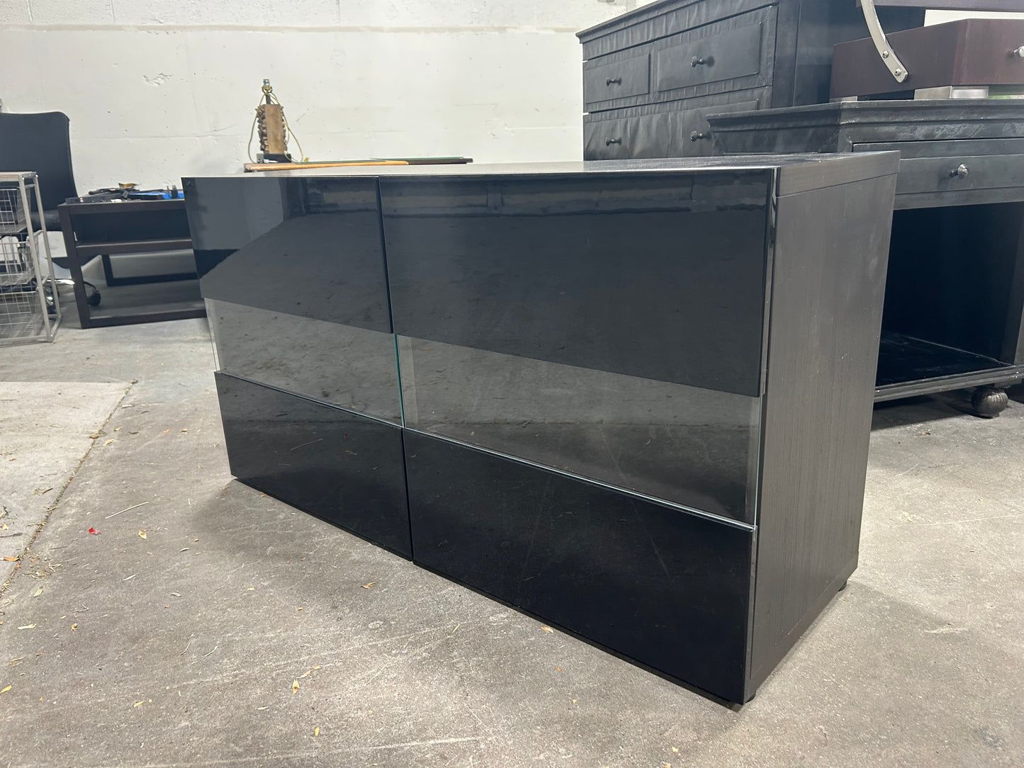 Espresso Wooden Entertainment Center