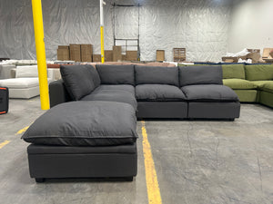 Albany Park Kova Pillow Cushion Pit (Slate Performance Linen)