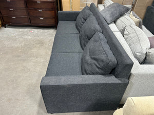 West Elm 96” Midnight Blue Henry Sofa