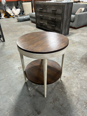 Distressed Wooden Farmhouse Side Table