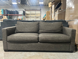 Crate & Barrel Dark Brown Barrett II Queen Sleeper Sofa
