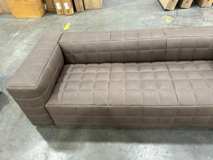 *Brand-New* Moe’s Home Callan Leather Dark Brown Sofa