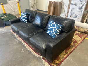 Black Leather Sleeper Sofa