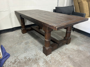 Restoration Hardware Salvaged Wood Extension Dining Table