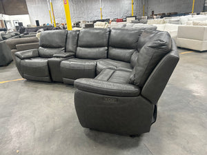 Gilman Creek Wylder 5-Pc Leather Power Reclining Sectional
