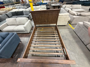 Restoration Hardware Jameson in Antiqued Coffee Full Bed Frame