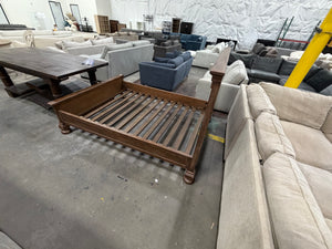 Restoration Hardware Jameson in Antiqued Coffee Full Bed Frame