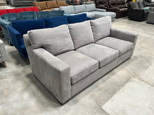 Crate & Barrel 88” Axis Sofa (Nickel)