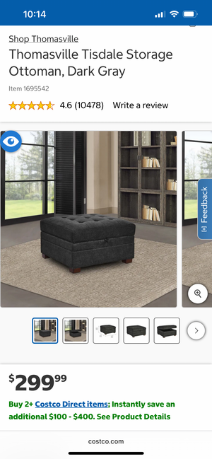 Thomasville Tisdale Storage Ottoman