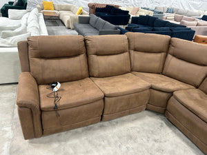 Gilman Creek Simms Power Reclining Sectional w/Power Headrests