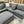 Bassett Beckham Track Arm Modular L-Shaped Sectional (Pewter)