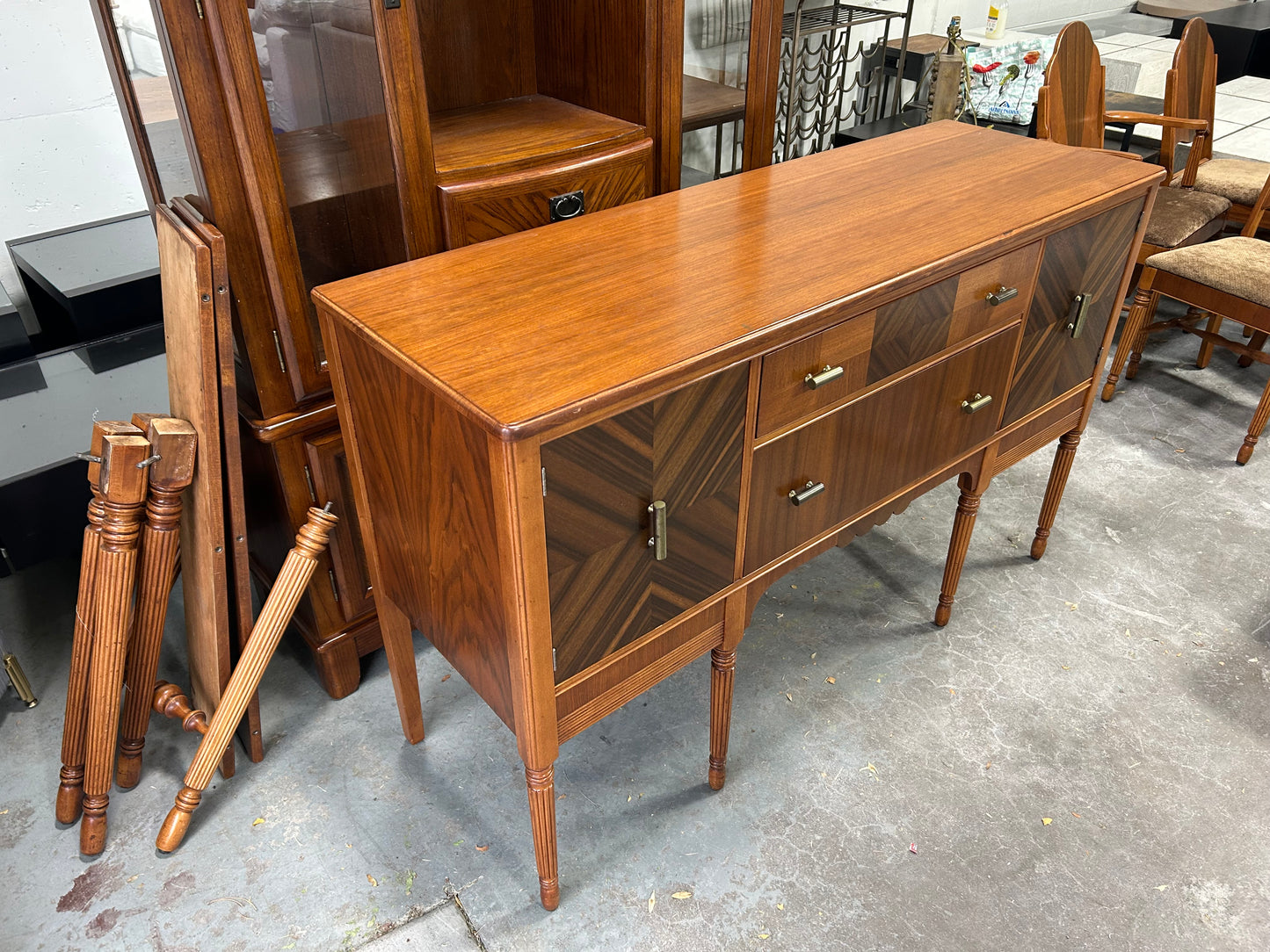 Wooden MCM Sideboard