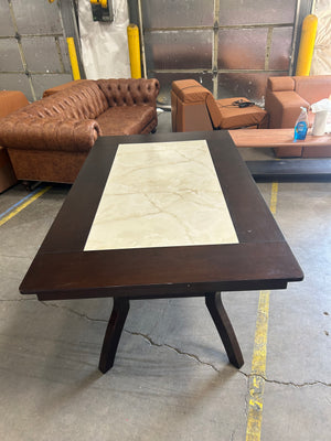 Reno Dining Table w/Marble Center