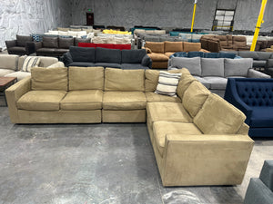 Arhaus 4-Pc Dune L-Shaped Sectional (Camel)