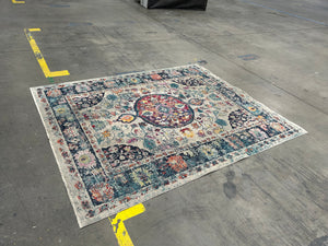 At Home 5”x7” Multicolor Luna Collection Rug