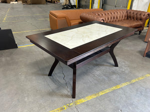 Reno Dining Table w/Marble Center