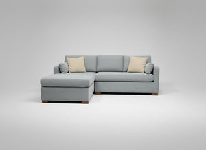 Interior Define Light Blue Charley Sectional