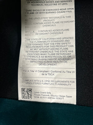 BRAND-NEW Joybird Lewis Grand Sofa (Royale Peacock)