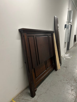 Ashley Brown Wooden Queen Bed Frame