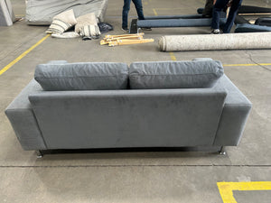 BoConcept Indivi 2-Seat Danish Sofa (Stone Gray)