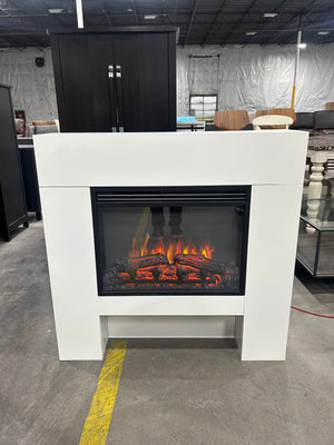 Electric LED Fireplace w/Heater