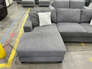 Modern Gray LAF Chaise Sectional