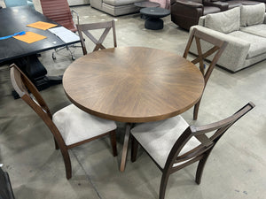 Bayside Furnishings Lathan 48” Round Dining Table & Chair Set