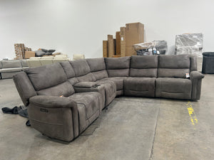 Gilman Creek Carlin Fabric Power Reclining Sectional