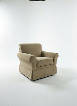 Beige Rocker-Swivel Chair