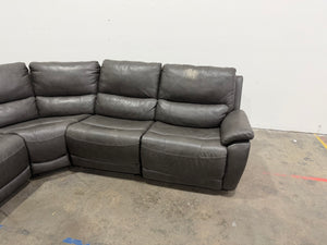 Wylder Leather Power Sectional