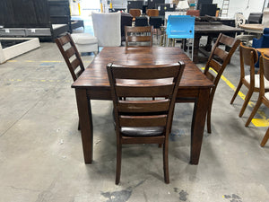 5-Pc Wooden Dining Set