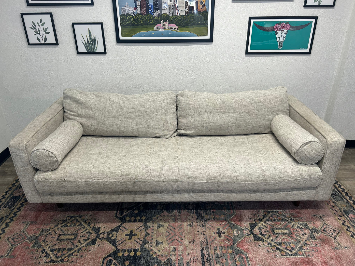 Article Sky Grey MCM Sofa