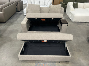 Thomasville Gilroy Oversized Storage Chair w/Storage Ottoman
